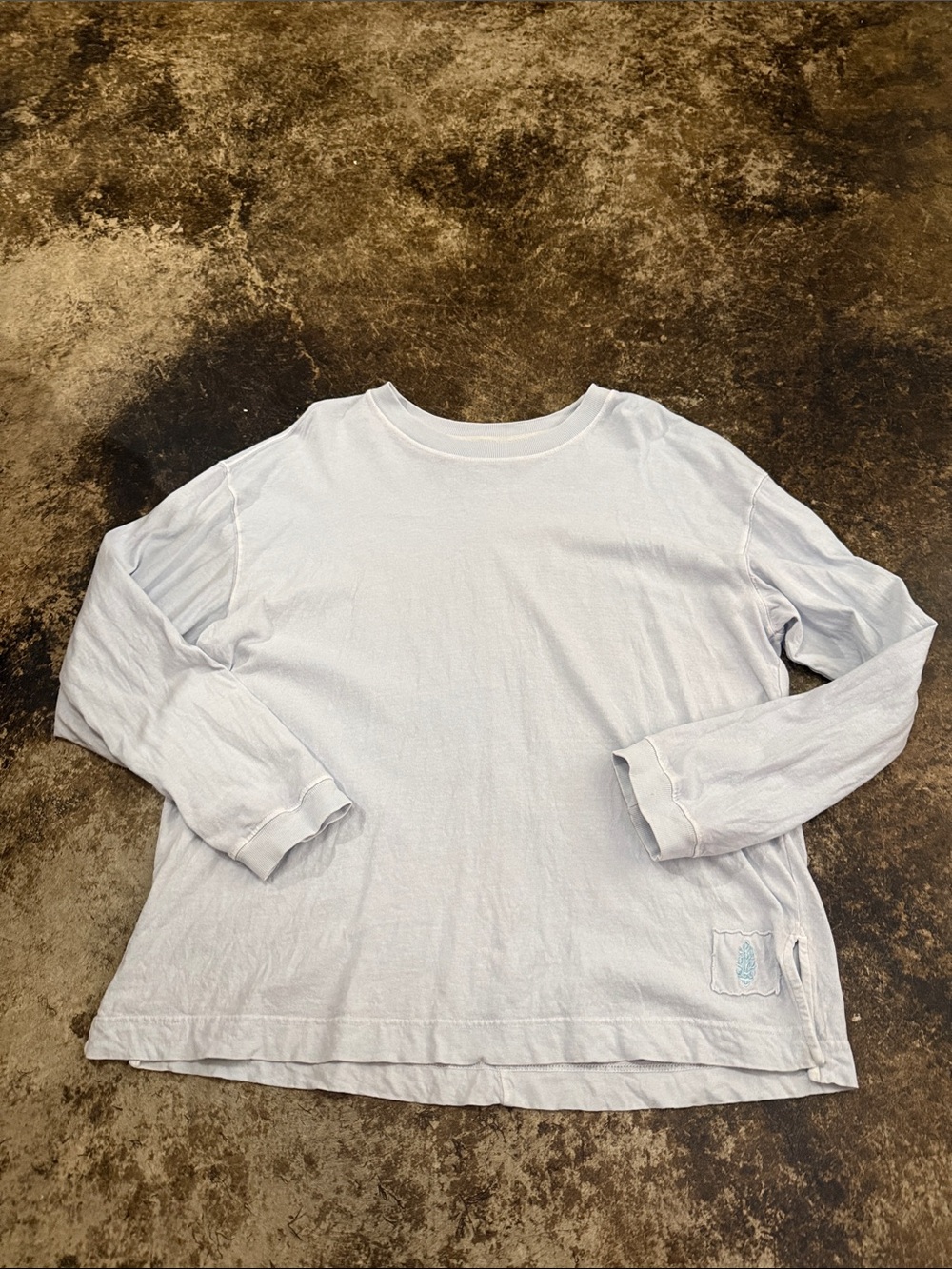 FP Movement Pale Blue Hustle Layer Long-Sleeve Crewneck Tee